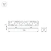 Экран линзованный SL-LINE-W20-55deg-540 (Arlight, Пластик)