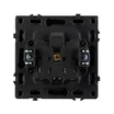 Механизм электрической розетки SCT-NOBE-MEU1-SFPL-BK (230V, 16A) (Arlight, Черный оникс)