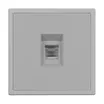 Механизм компьютерной розетки SCT-NOBE-MPC1-SFPL-IS (RJ-45, CAT6) (Arlight, Никель)