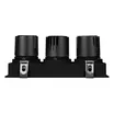 Светильник MS-FLOW-BUILT-S230x85-3x6W Warm3000 (BK, 55 deg, 230V) (Arlight, IP20 Металл, 5 лет)