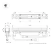 Светодиодный прожектор AR-LINE-1000M-24W-24V RGB (Grey, 30 deg, DMX512) (Arlight, Закрытый)
