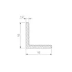 Уголок ARH-W10x10x1,2-3000 BLACK (Arlight, Алюминий)