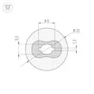 Силиконовый профиль WPH-FLEX-D22-360deg-S8-5m WHITE (Arlight, Силикон)