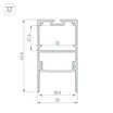 Профиль SL-COMFORT-3563-2000 ANOD (Arlight, Алюминий)
