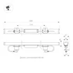 Линейный прожектор AR-LINE-1000-36W Warm3000 (GR, 30 deg, 230V) (Arlight, IP65 Металл, 3 года)