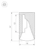 Профиль WPH-FLEX-Н18-10m White (Arlight, Пластик)