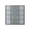 INTELLIGENT ARLIGHT Кнопочная панель DALI-201-23-1G-2SC-MIX-DT8-IN Silver (BUS, Frame) (IARL, IP20 Металл, 3 года)
