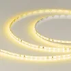 Светодиодная лента RT-A120-5mm 24V Yellow (9.6 W/m, IP20, 2835, 5m) (Arlight, узкая)