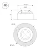 Корпус PLURIO-BASE-BUILT-TRIMLESS-R160 (BK, 1-2, 200mA) (Arlight, IP20 Металл, 3 года)