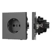 Механизм электрической розетки SCT-TENDO-MEU1-SFPL-GR (230V, 16A) (Arlight, Матовый графитовый)
