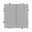 ARL NOBE Выключатель проходной 2 кл софт-тач никель SWT-MKP2-SFPL-IS (250V, 10A) (Arlight, -)