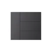 INTELLIGENT ARLIGHT Накладка панели KNX-23-4G-SUF Dark Grey (Backlightless) (IARL, IP20 Металл, 2 года)