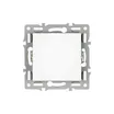 Механизм выключателя одноклавишный непроходной SWT-MK01-PL-WH (250V, 16A) (Arlight, -)